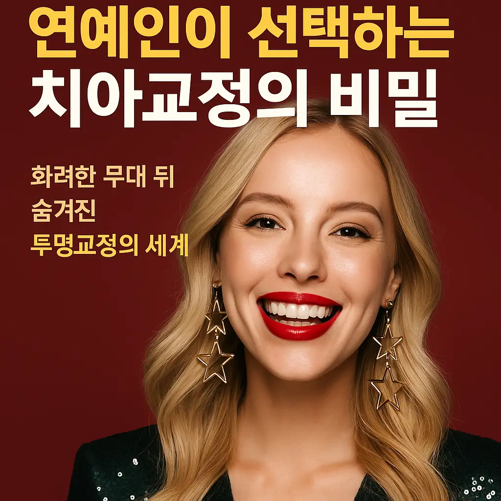 연예인이 선택하는 치아교정의 비밀