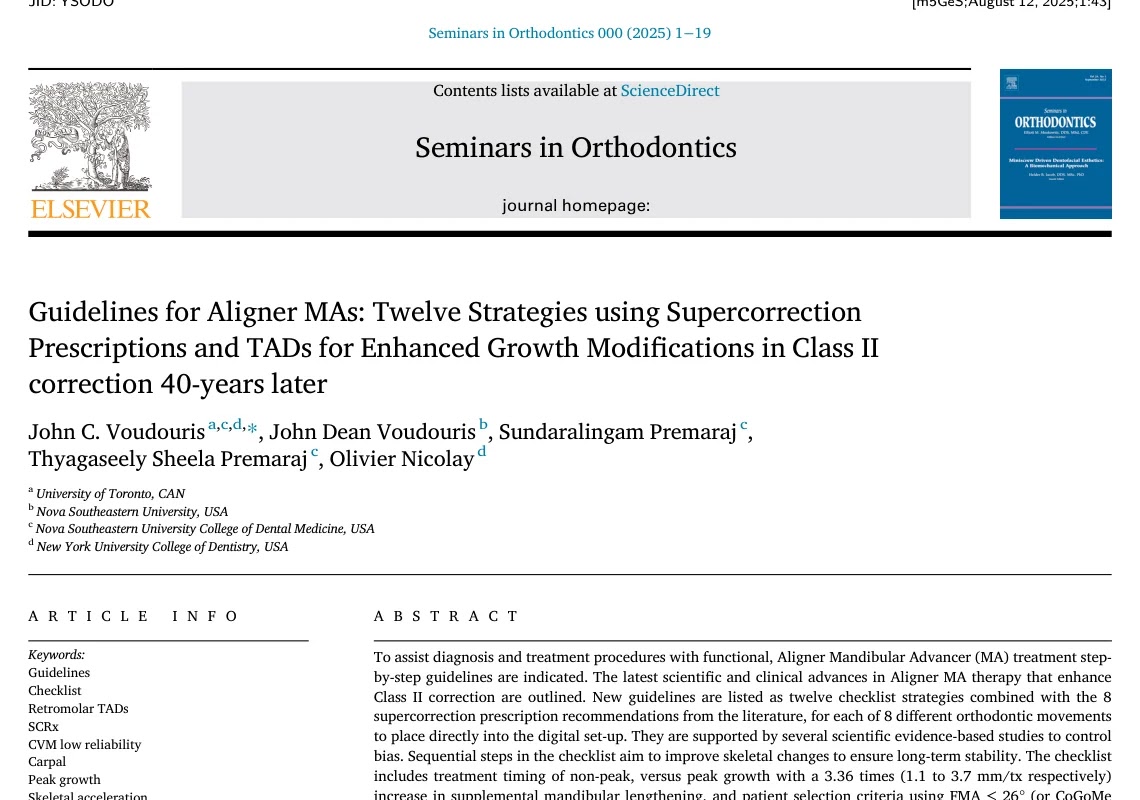 투명교정으로 하악을 전진시킨다? Aligner MA 12가지 체크리스트 전략