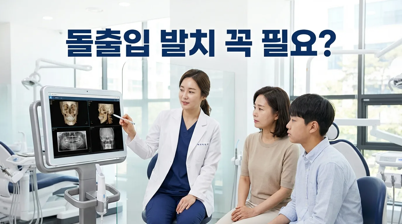 돌출입 교정, 생니 꼭 뽑아야 할까요? 비발치로도 충분할지 고민인 분들께