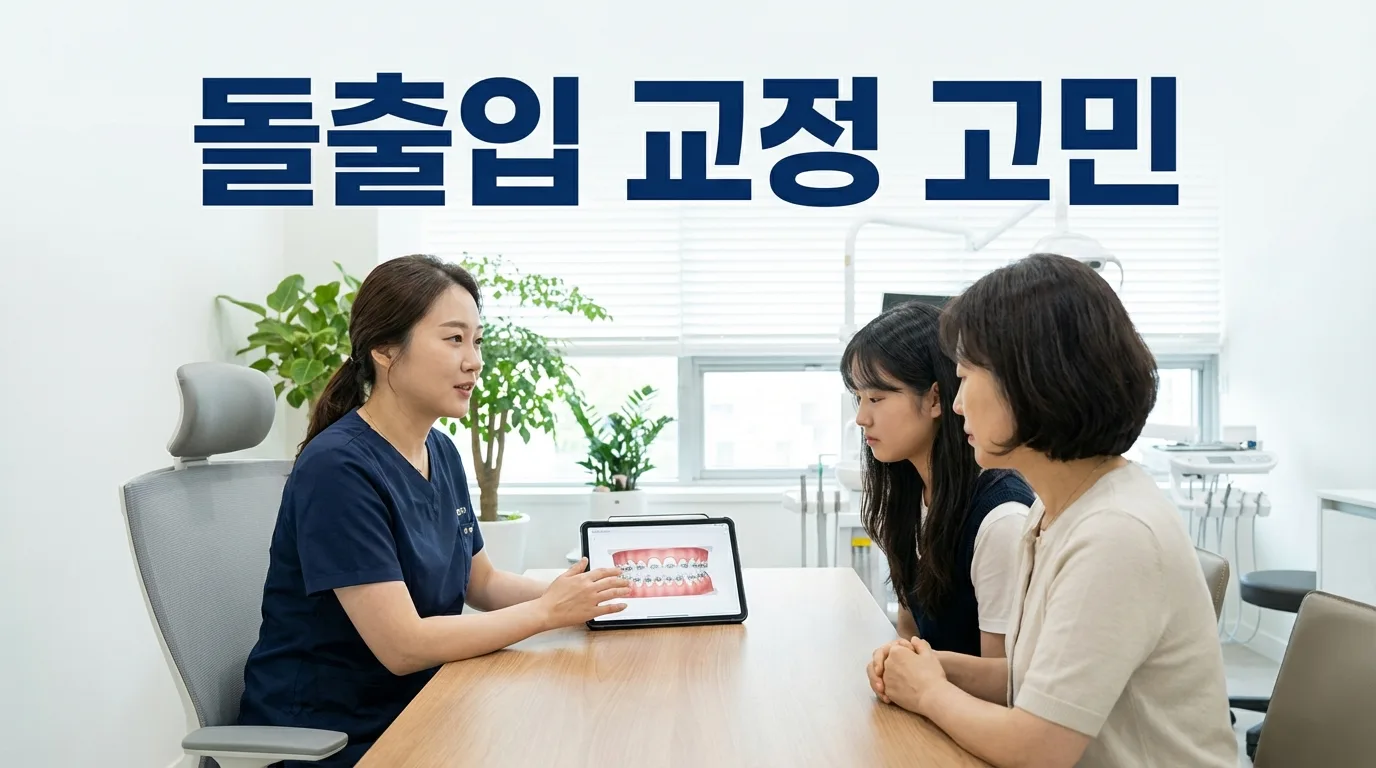 입이 툭 튀어나온 돌출입 교정, 발치까지 해야 한다니 걱정되시죠?