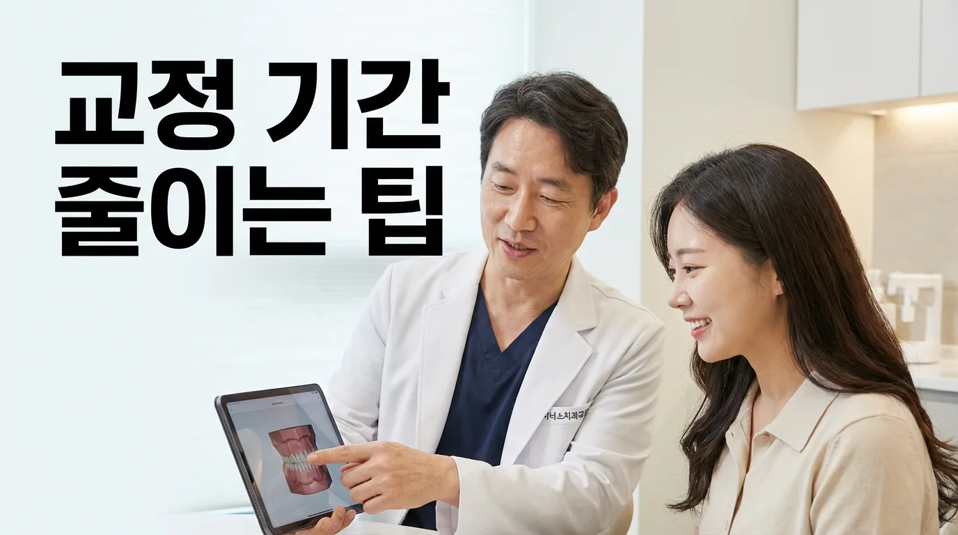 치아교정 치료 기간 짧게 줄이는 실전 팁