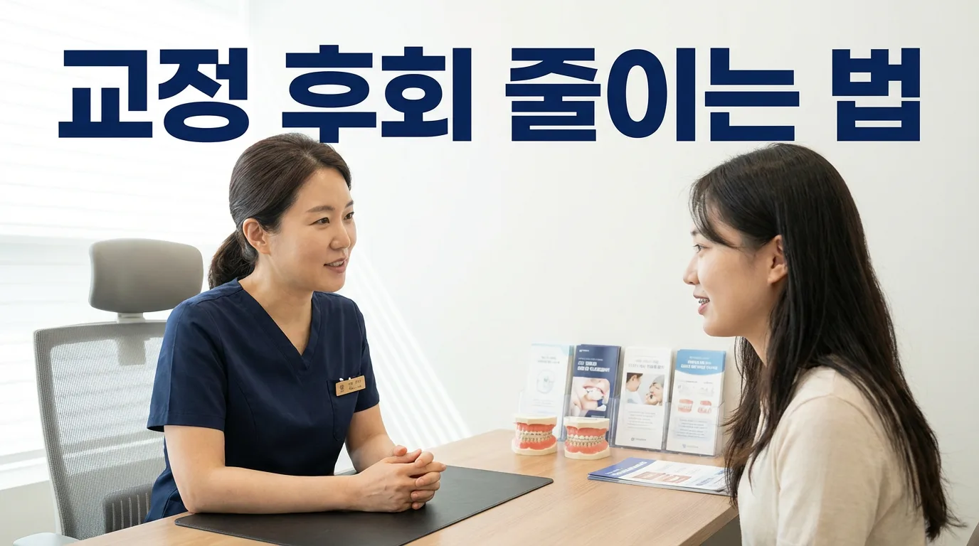 치아교정 후 후회 없는 결과를 만드는 사람들의 공통점