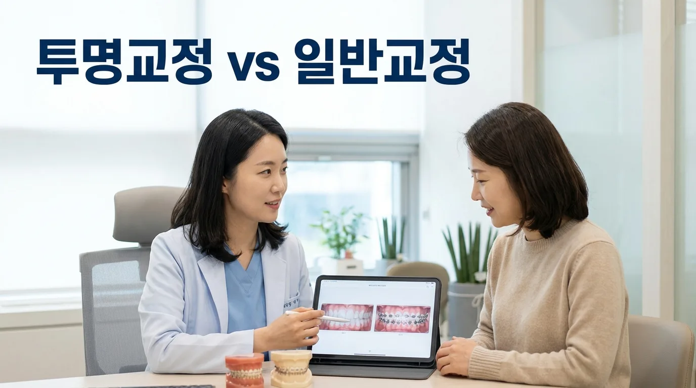 투명교정 vs 일반교정, 어떤 게 더 좋을까?