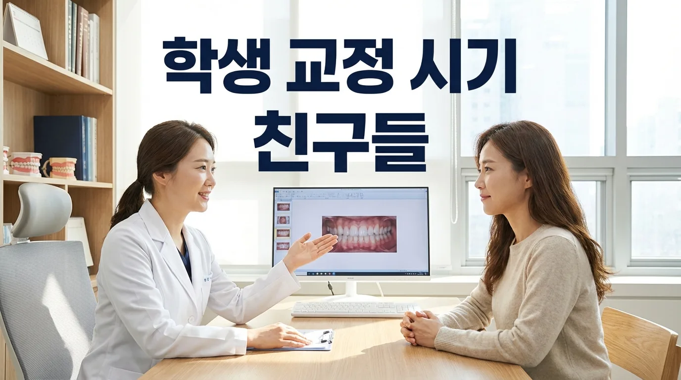 학생 치아교정 시기, 친구들 시선 때문에 성인 되어 할까 고민되나요?