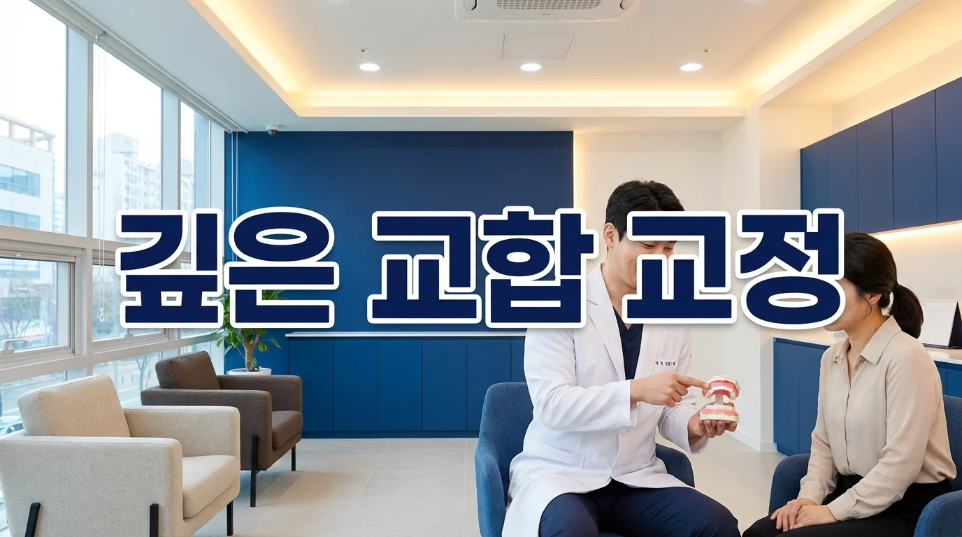 윗니가 아랫니 완전히 덮는 깊은 교합, 교정해야 할까?