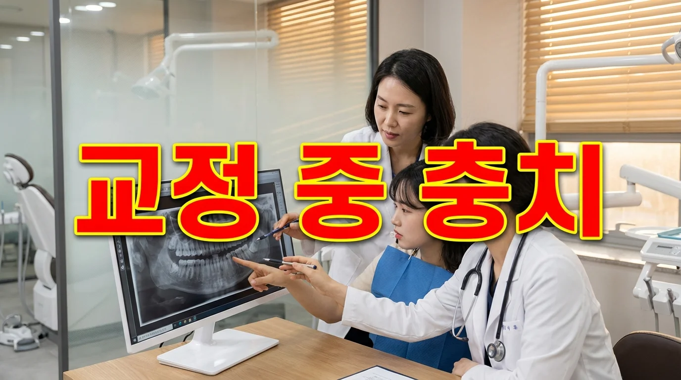 교정 중 충치 생기면 장치 빼야 하나요? | 교정전문의