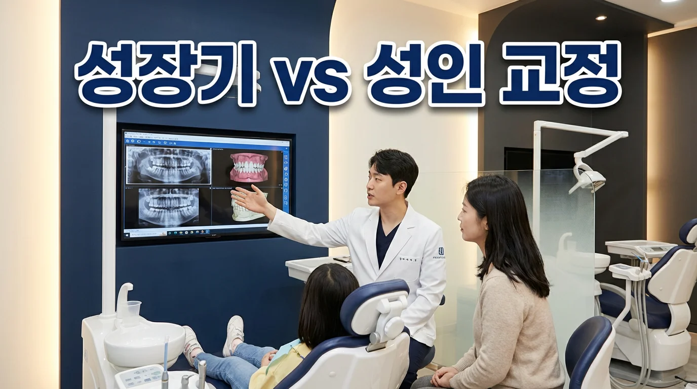 성장기 교정 vs 성인 교정, 정말 다를까? | 전문의