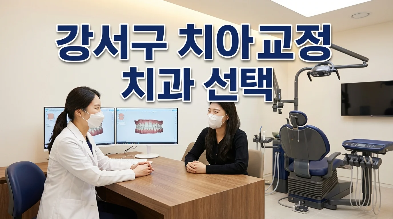 강서구 치아교정 잘하는 치과를 고를 때 꼭 봐야 할 5가지