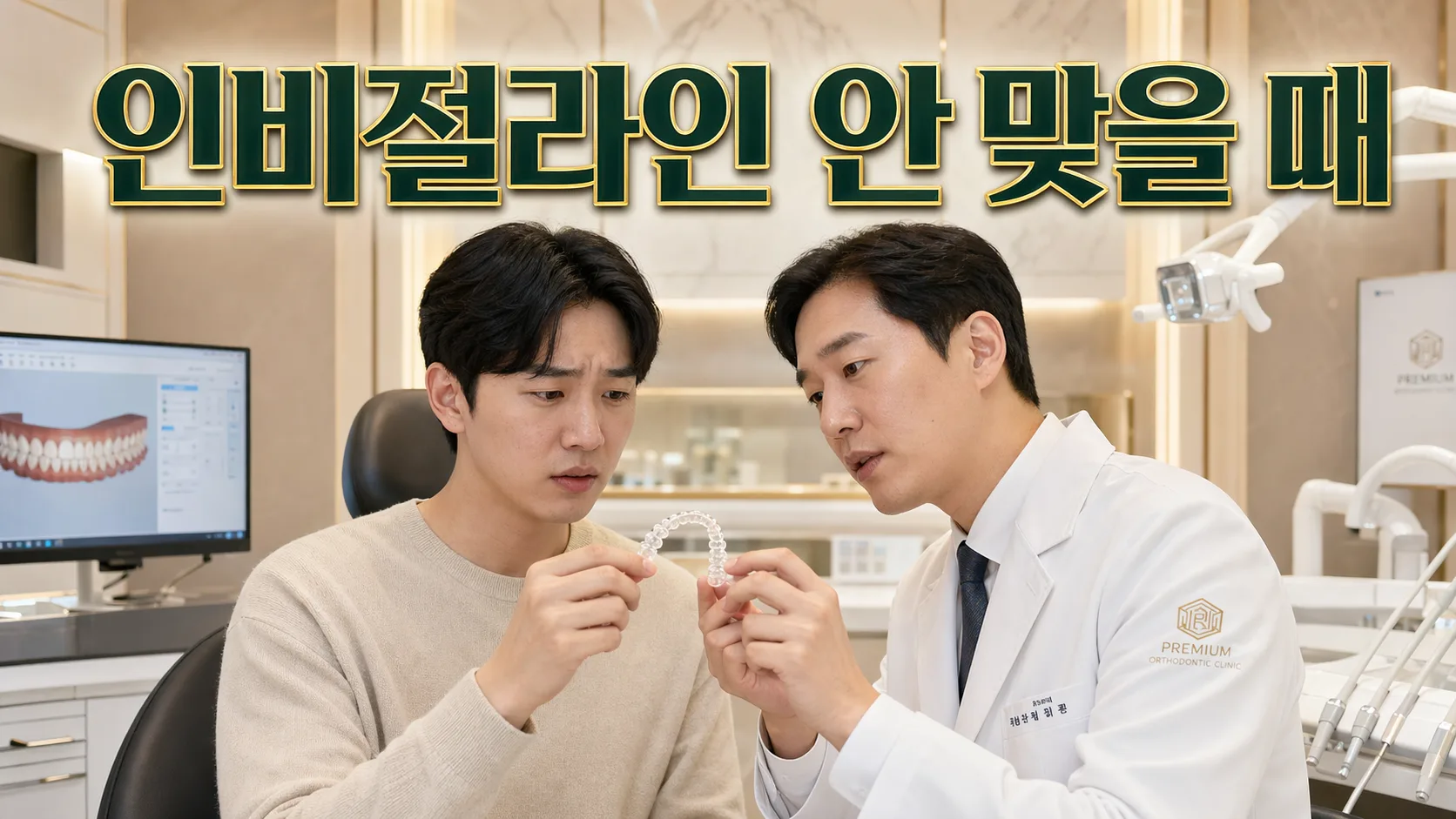 인비절라인 안 맞는 느낌, 이렇게 대처하세요 | 전문의