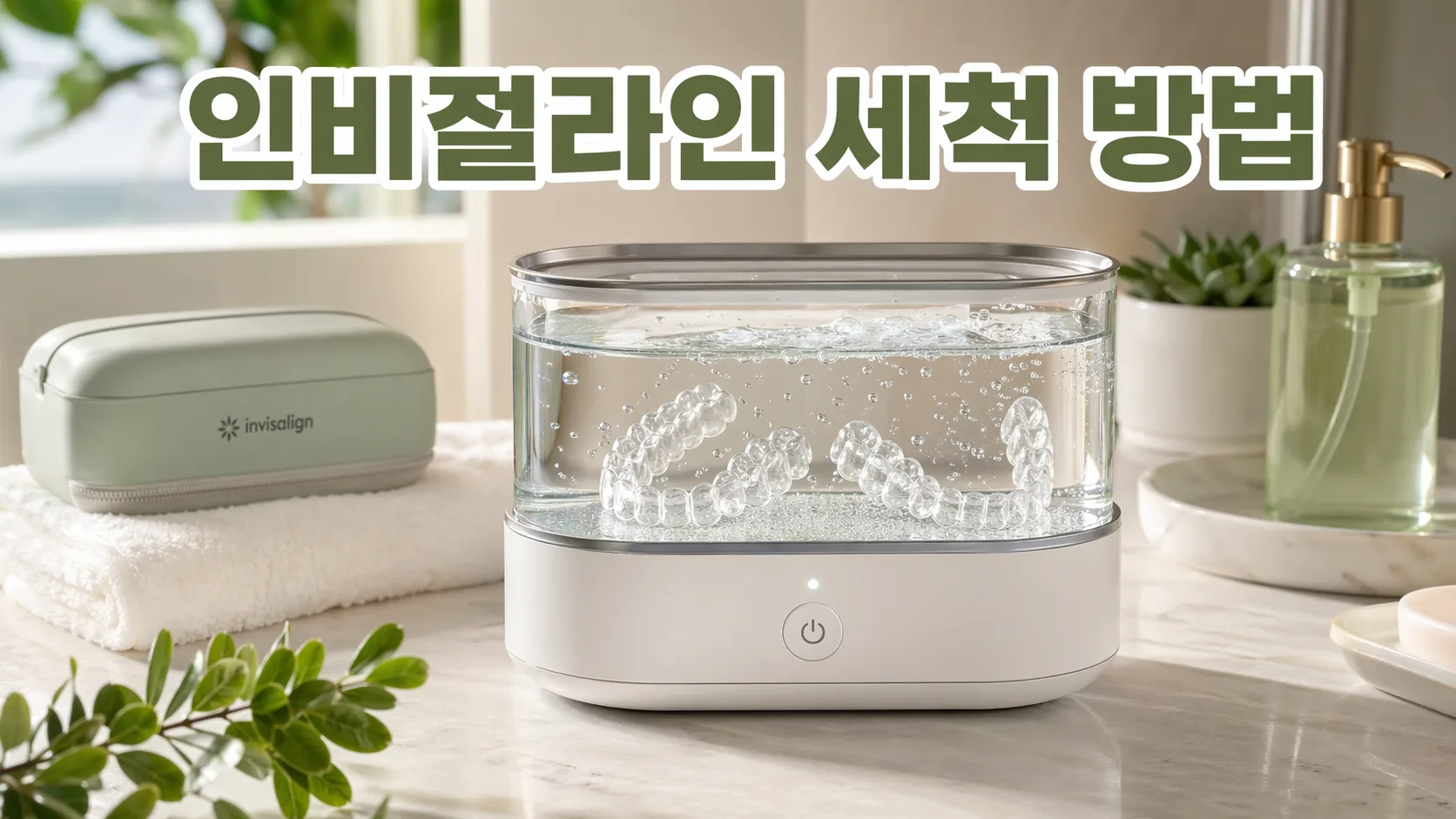 인비절라인 세척 방법과 냄새 제거법 총정리