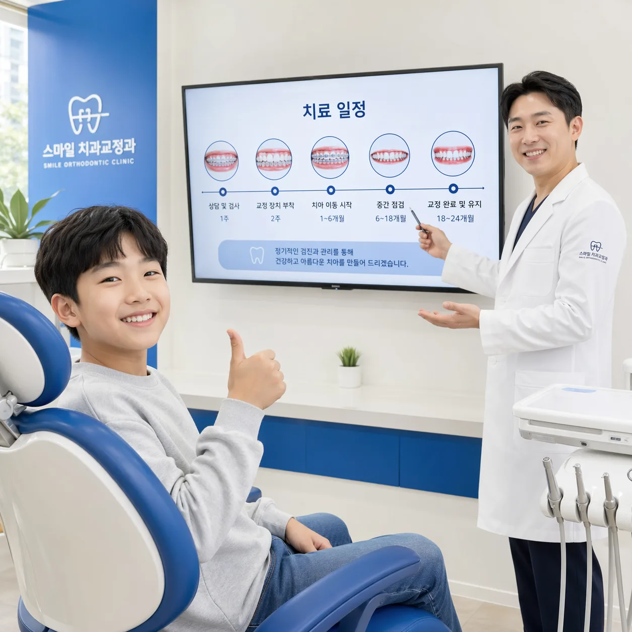 교정 치료 과정