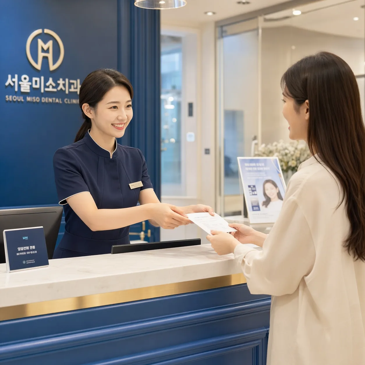 진료비 영수증 전달