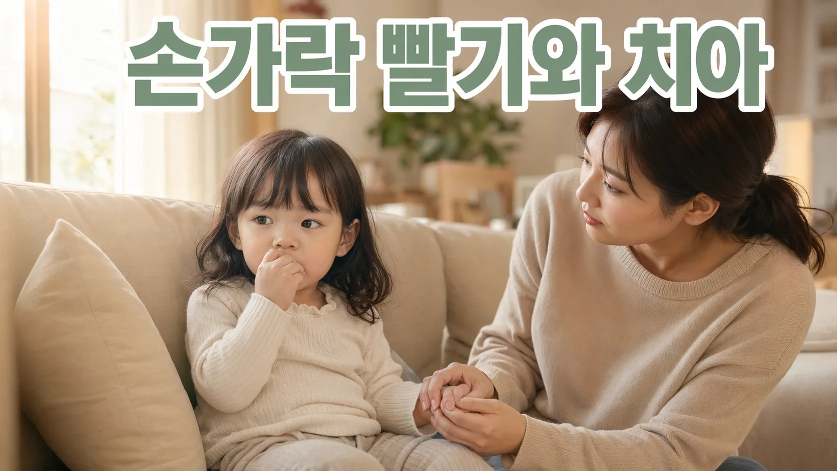 손가락 빨기 그만두면 치아 돌아오나요? 자연회복 기준