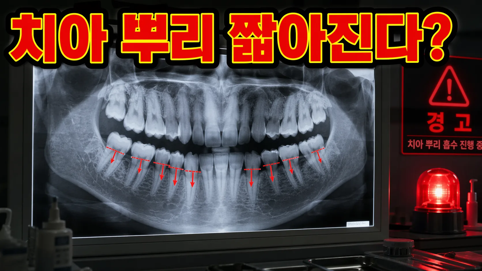 교정 중 치아 뿌리 짧아진다는데 괜찮나요? | 전문의 답변