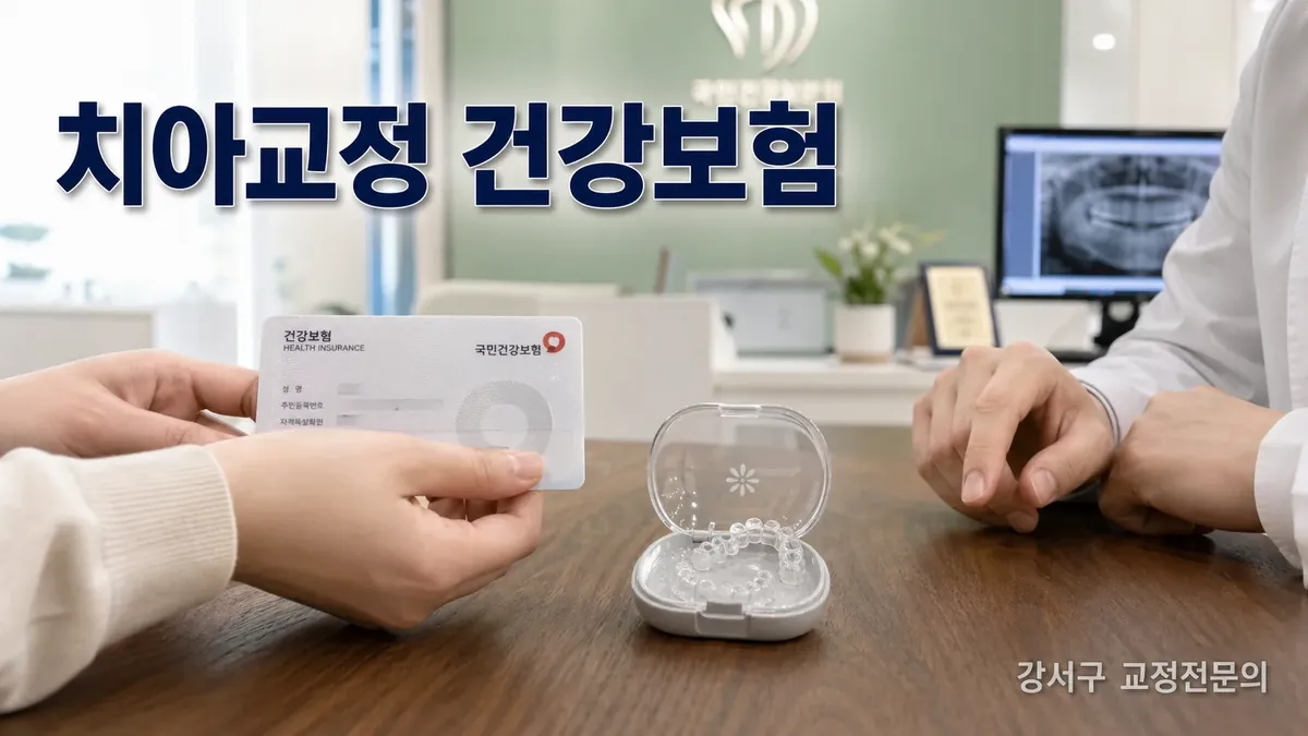 치아교정 건강보험·실비 적용되나요? 강서구 교정전문의 솔직한 답변