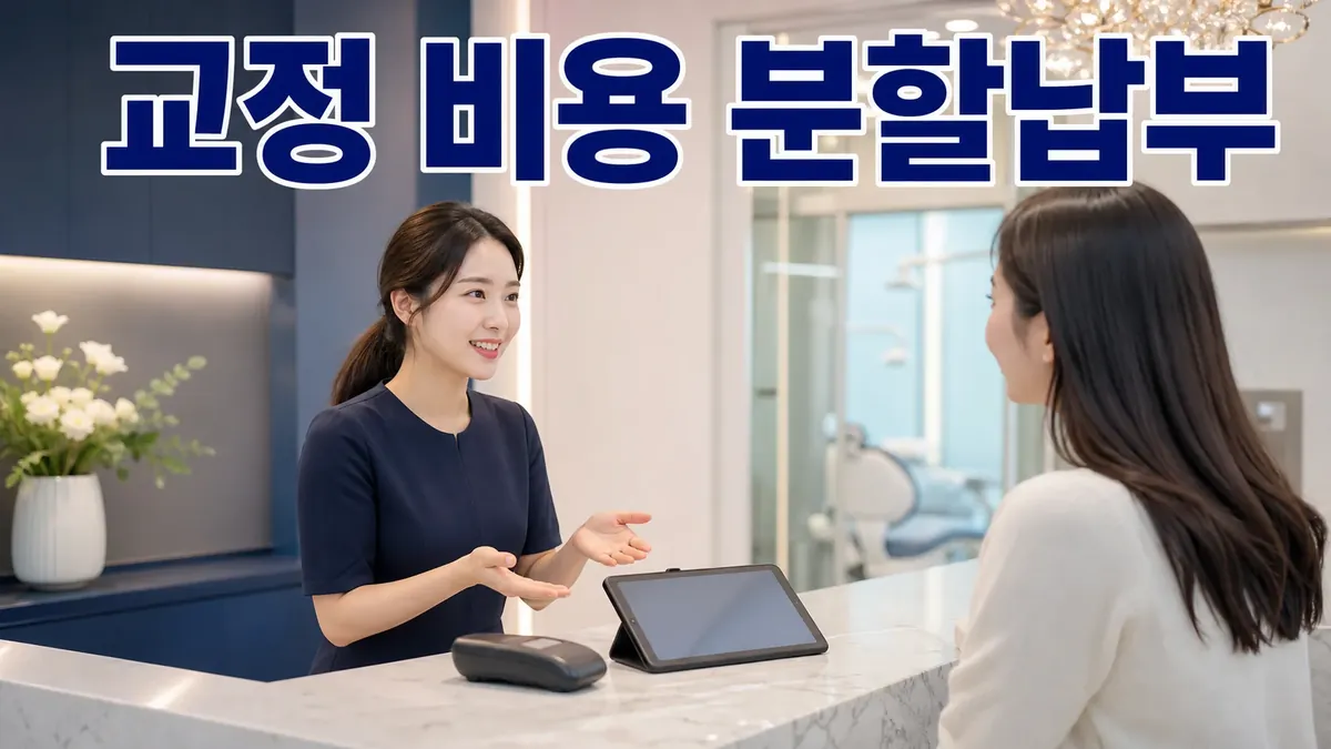 마곡 교정 비용 분할납부·카드 되나요? 솔직하게 알려드립니다