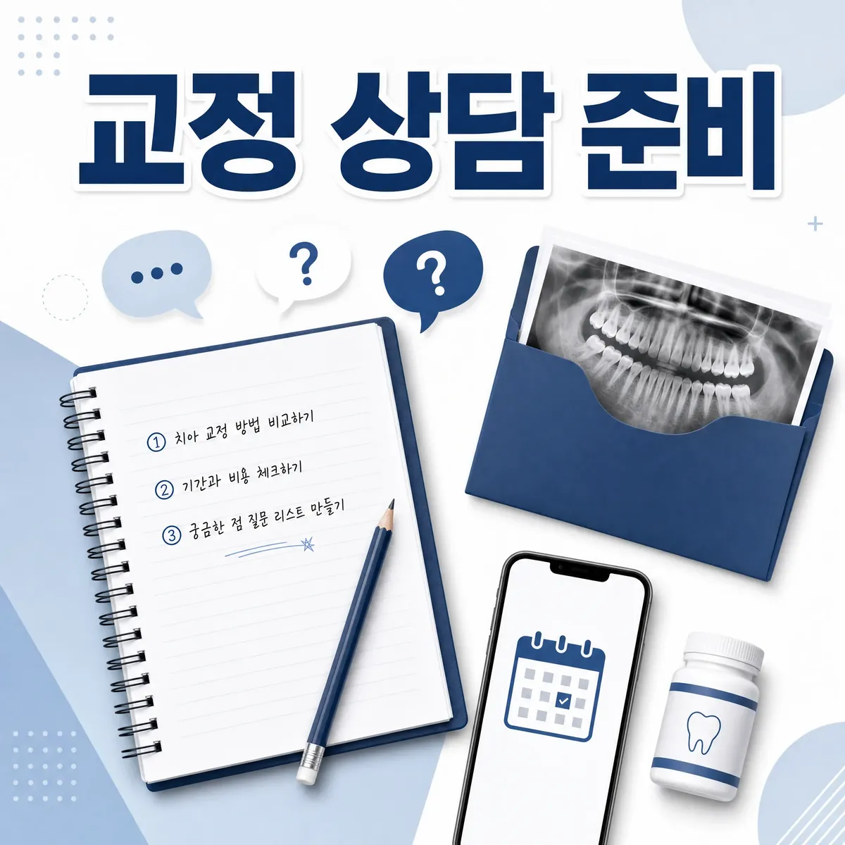 교정 상담 준비