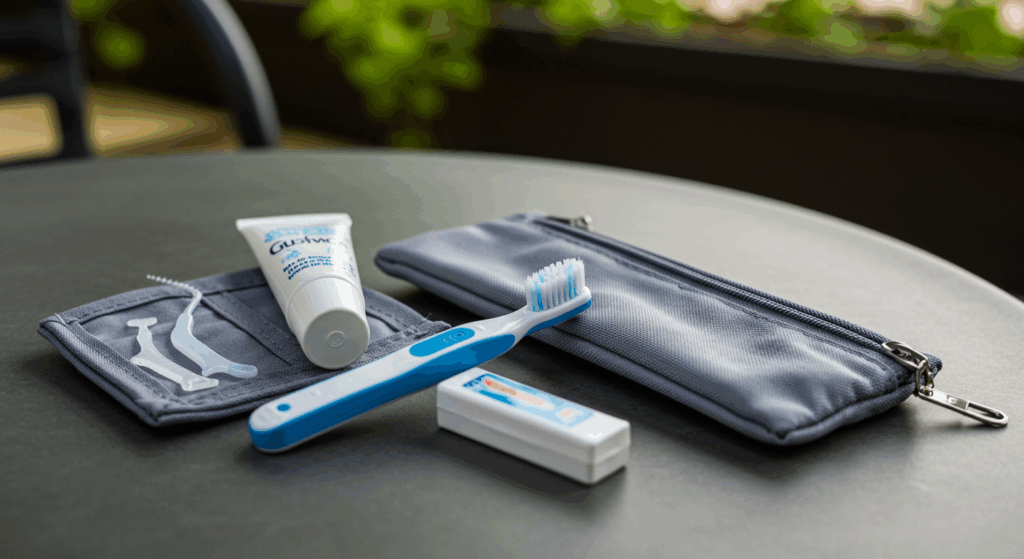 치아교정 칫솔질 여행용 세트