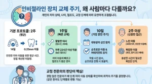 인비절라인 장치 착용기간 1주일 vs 10일 vs 2주일, 왜 환자마다 다를까?