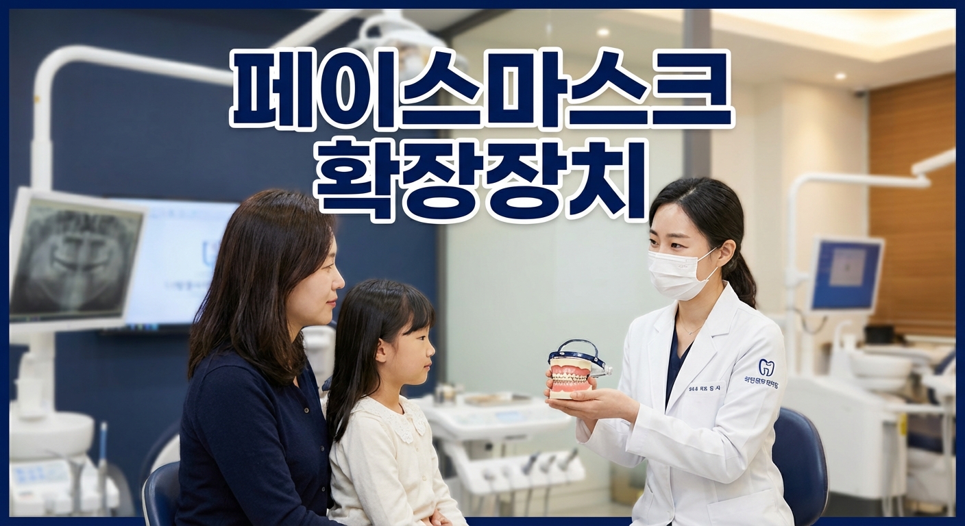 페이스마스크 치료 구강내 확장장치 비교 | Bonded RPE vs Band RPE